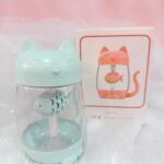 Humidificador Gatito con Luz LED y Difusor de Vapor