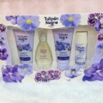 💜 Estuche Sweet Violeta – Tulipán Negro